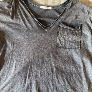 Free People- We the Free Oversized V-Neck Tee
